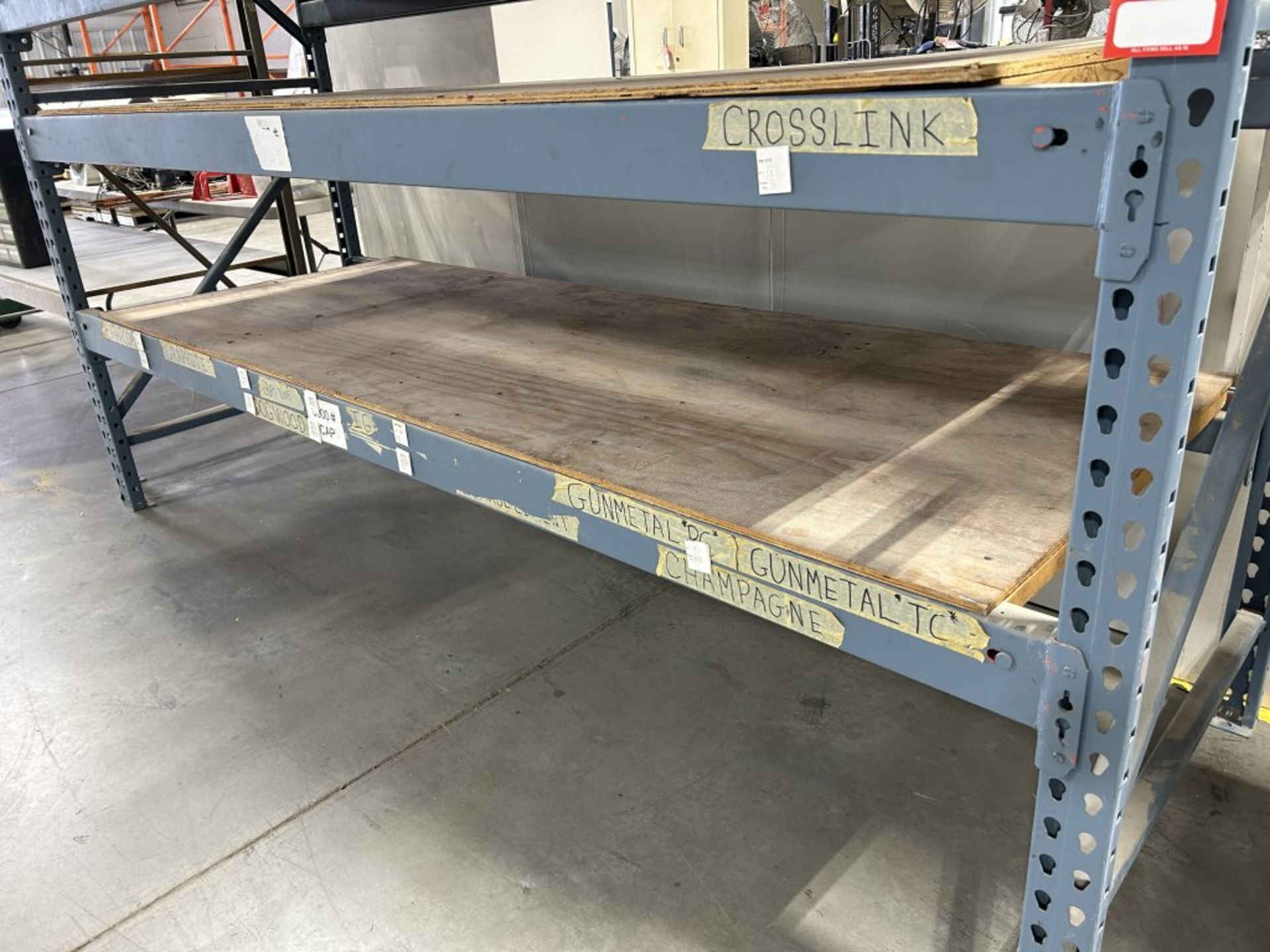 PALLET RACKING SECTION, 112'' W X 3' DEEP X 8' TALL - Image 4 of 5