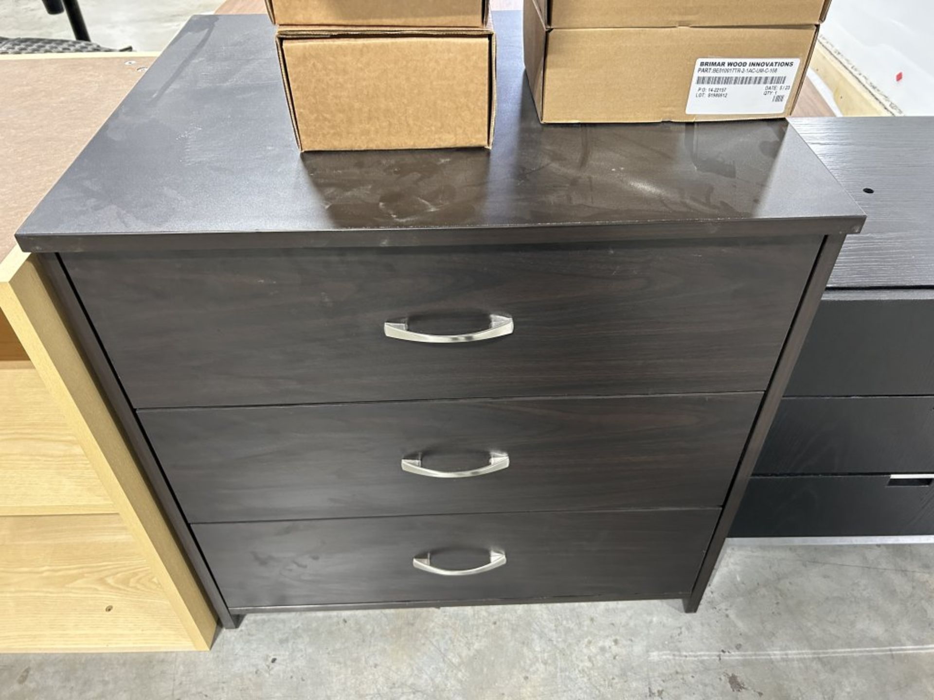 5-DRAWER CABINET 37-1/2" x 18", 3-DRAWER CABINET 30" X 23-3/4", SHELF UNIT 32" X 22-3/4" AND (5) NEW - Image 4 of 10