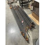 LARGE PONY BAR-CLAMPS, RANGING FROM 7' LONG TO 12.5' LONG (27)