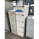 4-DRAWER FILE CABINET AND 5-DRAWER FILE CABINET