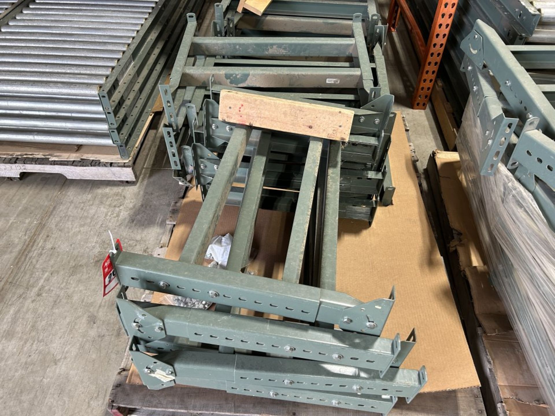LARGE LOT OF ROLLER CONVEYORS, (15) 10' X 30'' ROLLER SECTIONS, (3) 3'L X 30'' W ROLLER BALL - Image 3 of 7
