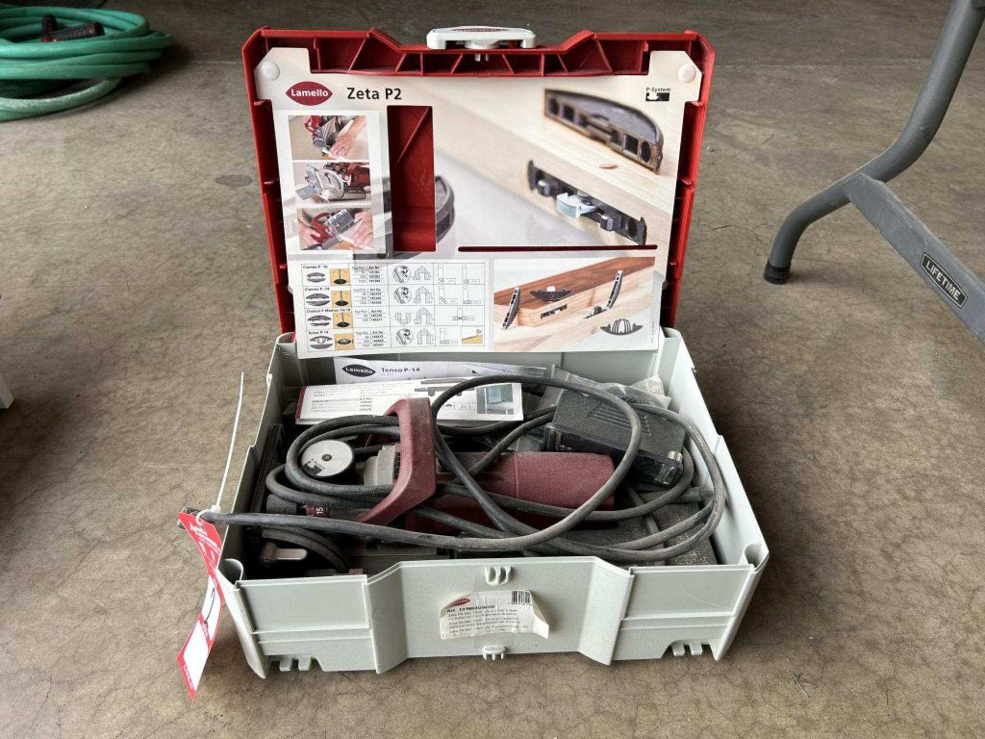 LAMELLO ZETA P2 P-GROOVE CUTTER, WITH CASE AND NEW BLADES