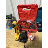 MILWAUKEE M18 LITHIUM ION IMPACT & CORDLESS DRILL SET, (2) BATTERIES, WITH CHARGER AND CASE, AND