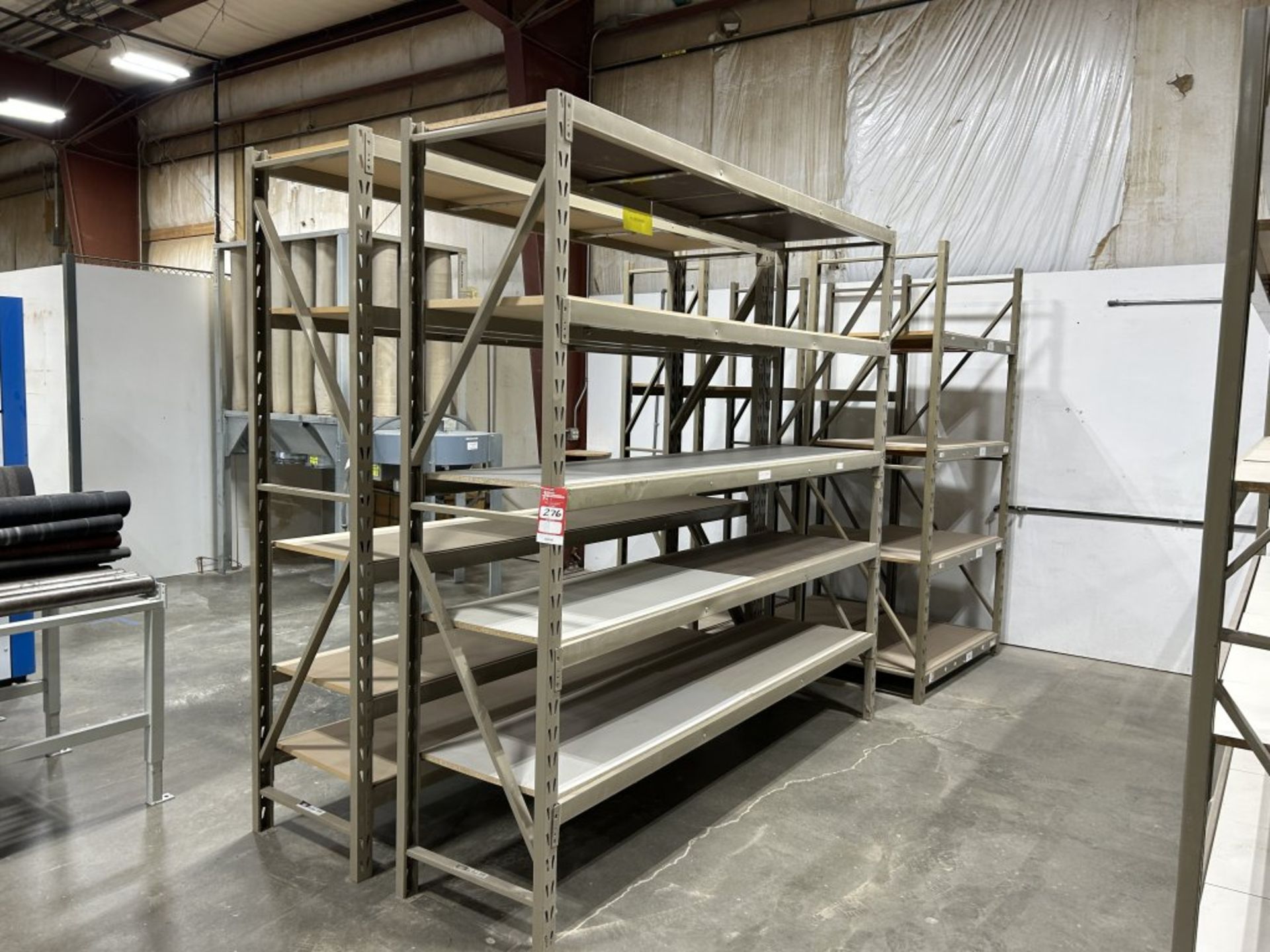 PALLET RACKING (5), ASSORTED SIZES