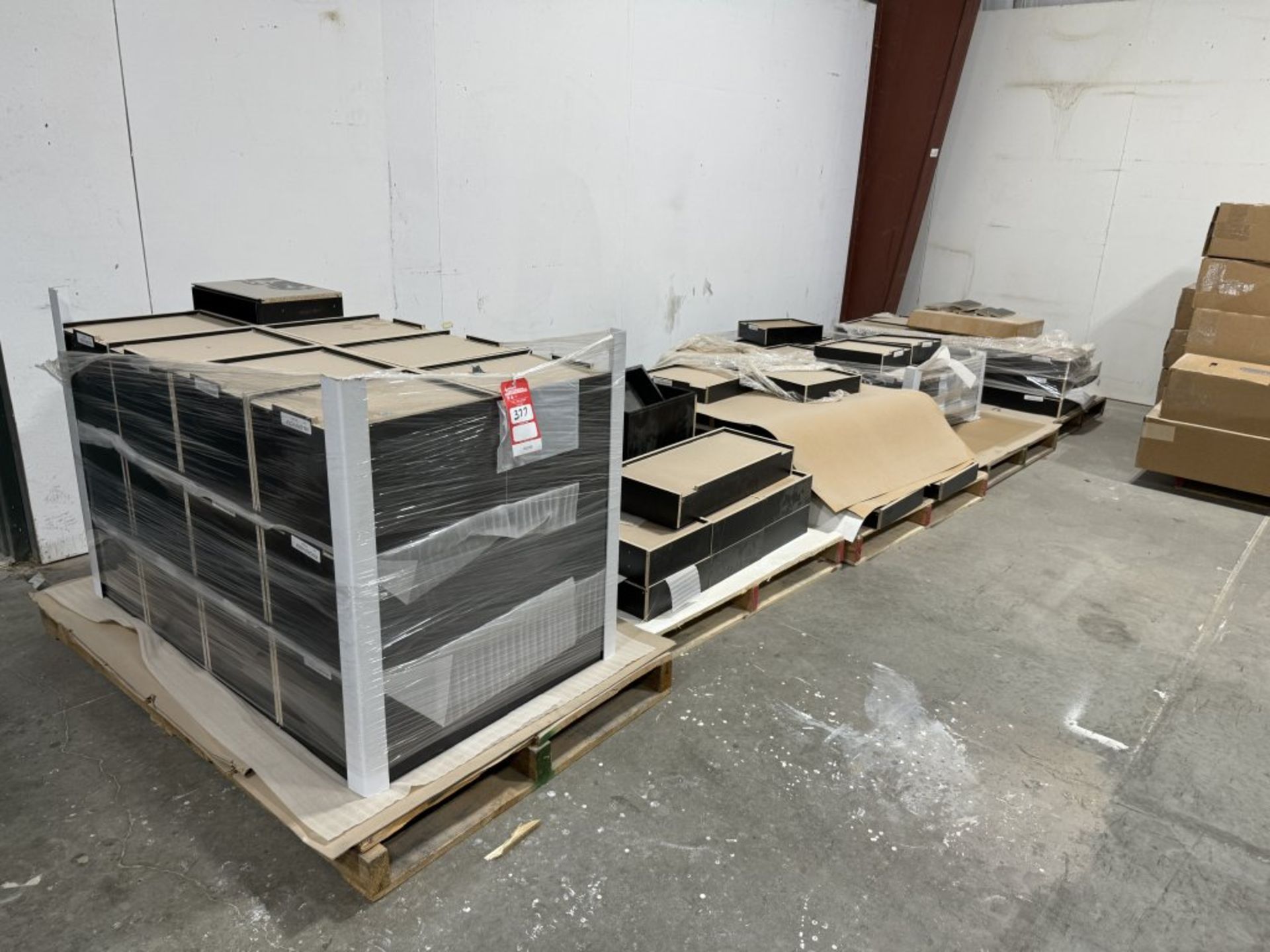 (5) PALLETS OF PREFAB DRAWER BOXES, VARIOUS SIZES