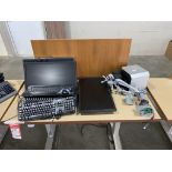 DELL MONITORS (3), SPEAKERS, KEYBOARDS, MOUNTING BRACKETS