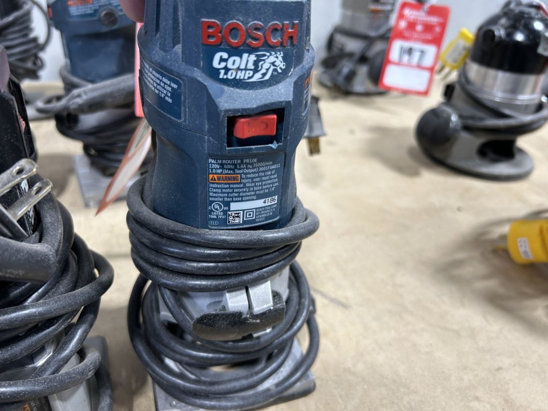 BOSCH COLT 1.0HP ROUTER, AND PORTER-CABLE 7301 ROUTER - Image 3 of 3
