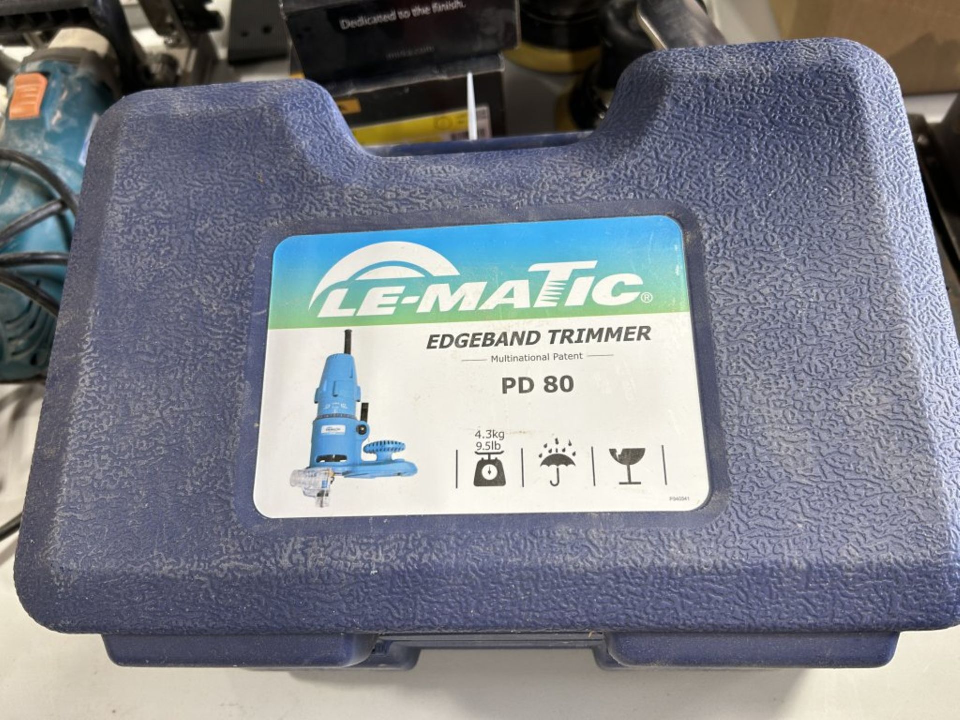 LE-MATIC PD80 EDGEBAND TRIMMER WITH CASE - Image 5 of 5