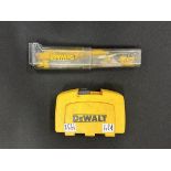 DEWALT BIT DRIVER SET (INCOMPLETE) W/RECIPROCATING SAW BLADES - A14