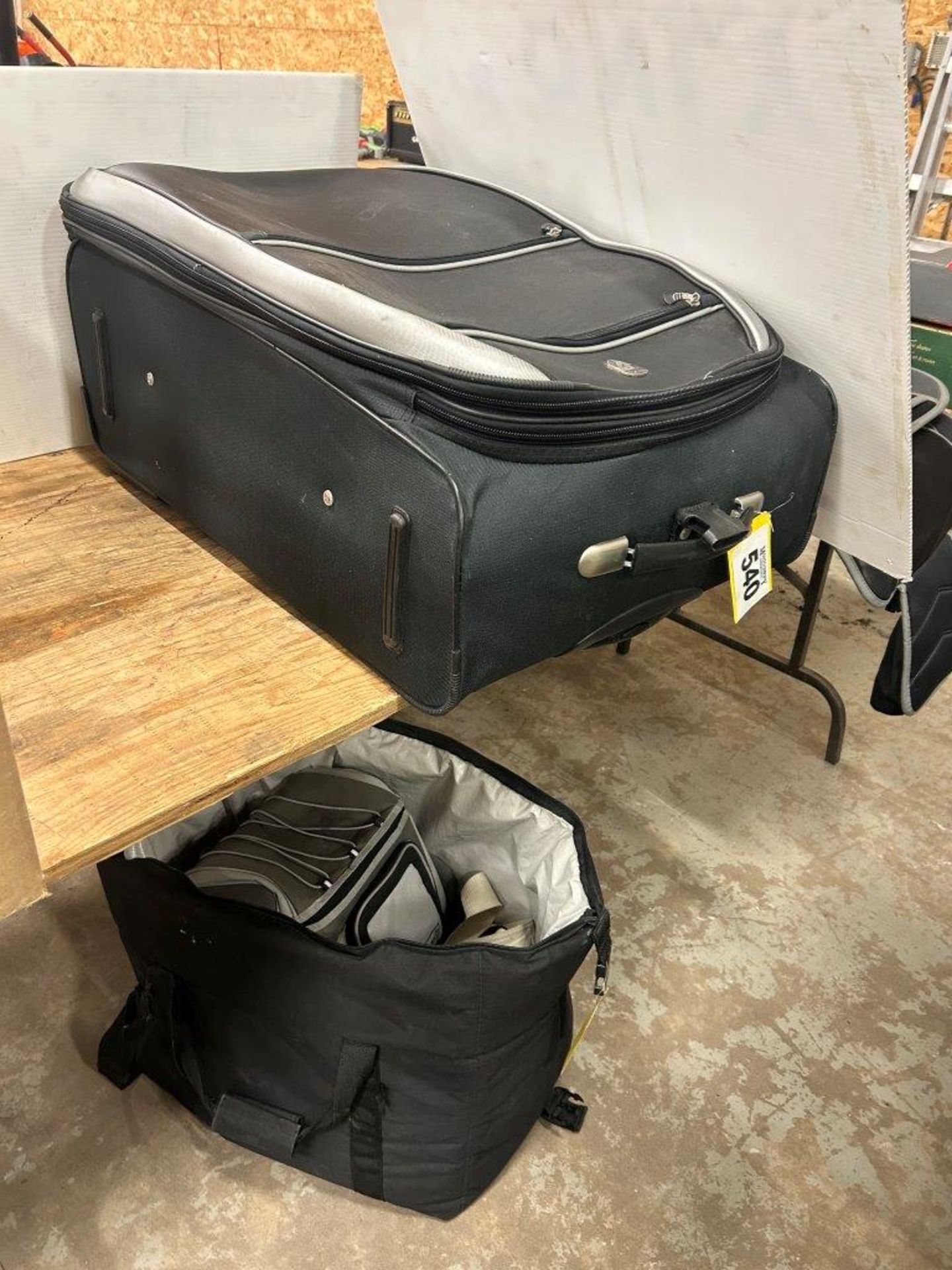 ASSORTED LUGGAGE AND COOLERS