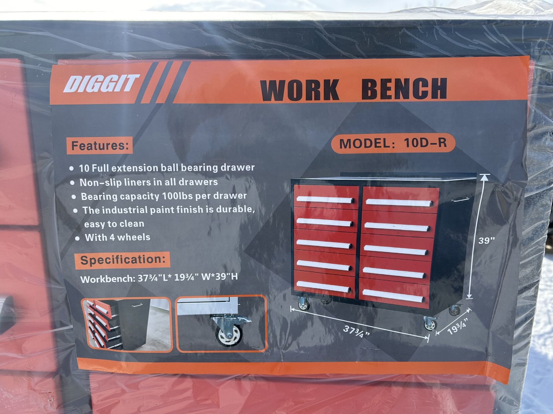 DIGGIT WORK BENCH MODEL #10D-R