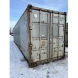 2000 HIGH CUBE 40' SEA CONTAINER, DOORS ON ONE END S/N MSKU8114690 (NO LOADING ASSISTANCE AVAILABLE)