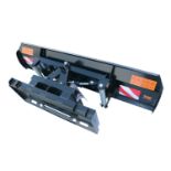 TMG-DB86 TMG INDUSTRIAL 86'' SKID STEER DOZER BLADE/SNOW PUSHER, 30° LEFT & RIGHT, BOLT-ON CUTTING