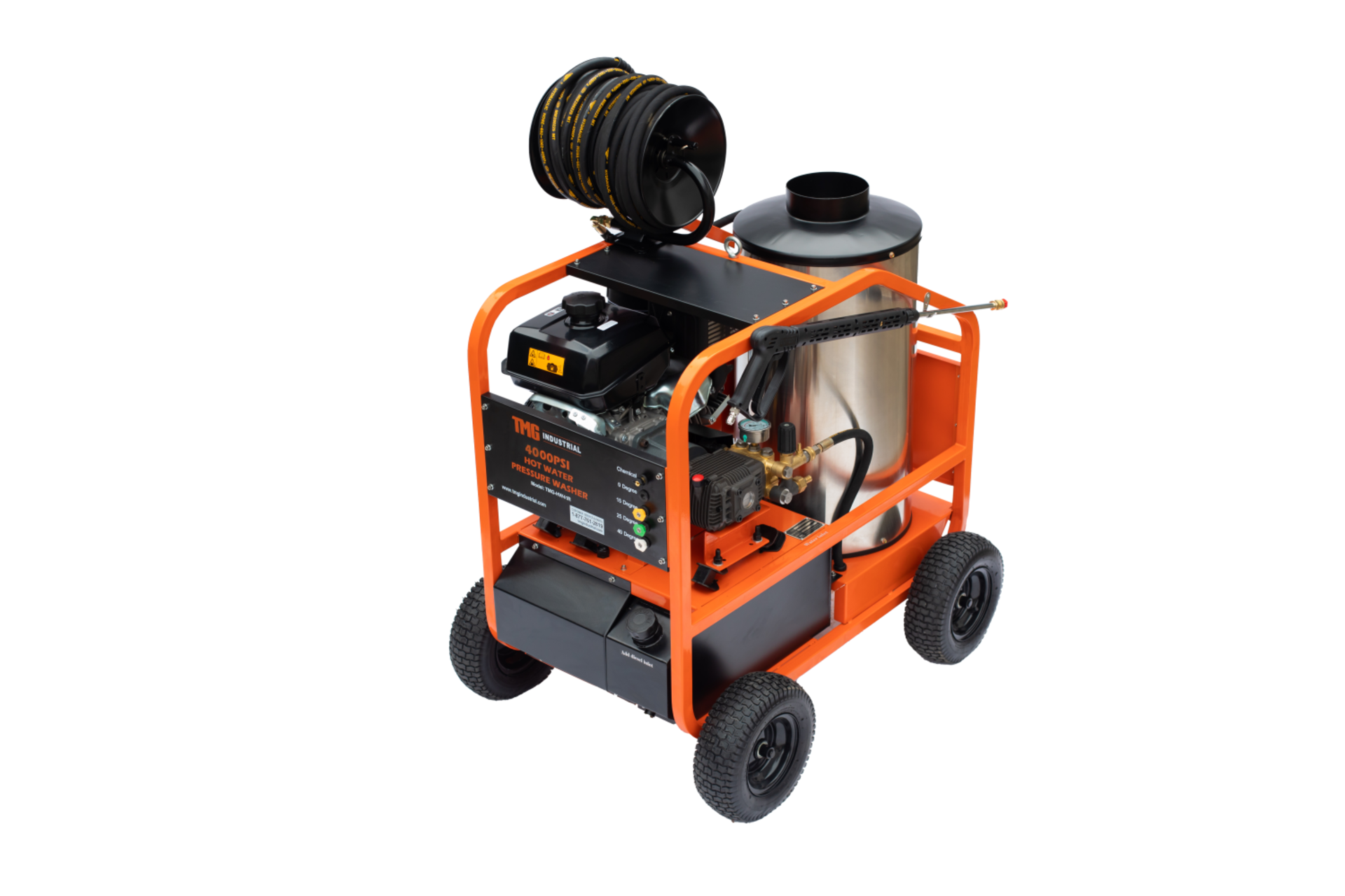 TMG-HW41R TMG INDUSTRIAL 4000 PSI HOT WATER PRESSURE WASHER WITH 100' HOSE REEL, 14 HP KOHLER - Bild 13 aus 20