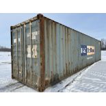 2002 HIGH CUBE 40' SEA CONTAINER, DOORS ON ONE END S/N POBU7660439 (NO LOADING ASSISTANCE AVAILABLE)