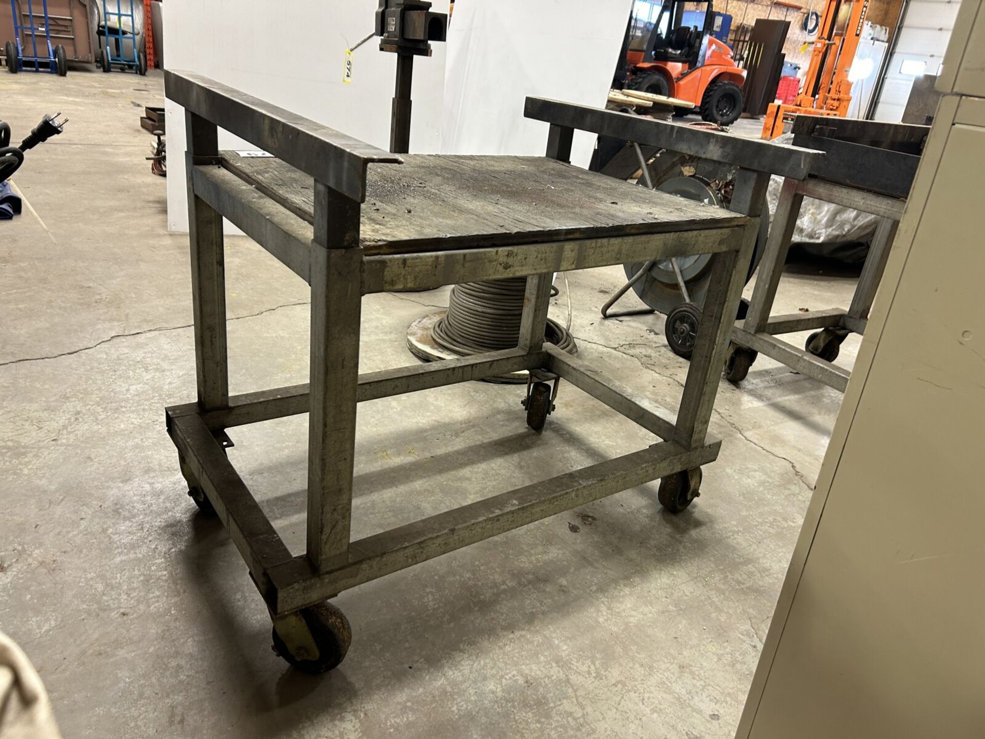 STEEL PARTS CART 36"x32" - Image 2 of 2