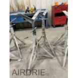 *OFFSITE* 2-500KG SHOP BUILT ADJUSTABLE PIPE STANDS