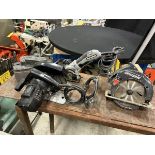 MAXIMUM HD COMPACT CIRCULAR SAW, SKIL SAW, SKIL 3" B&H SANDER, B&D CIRUCULAR SAW