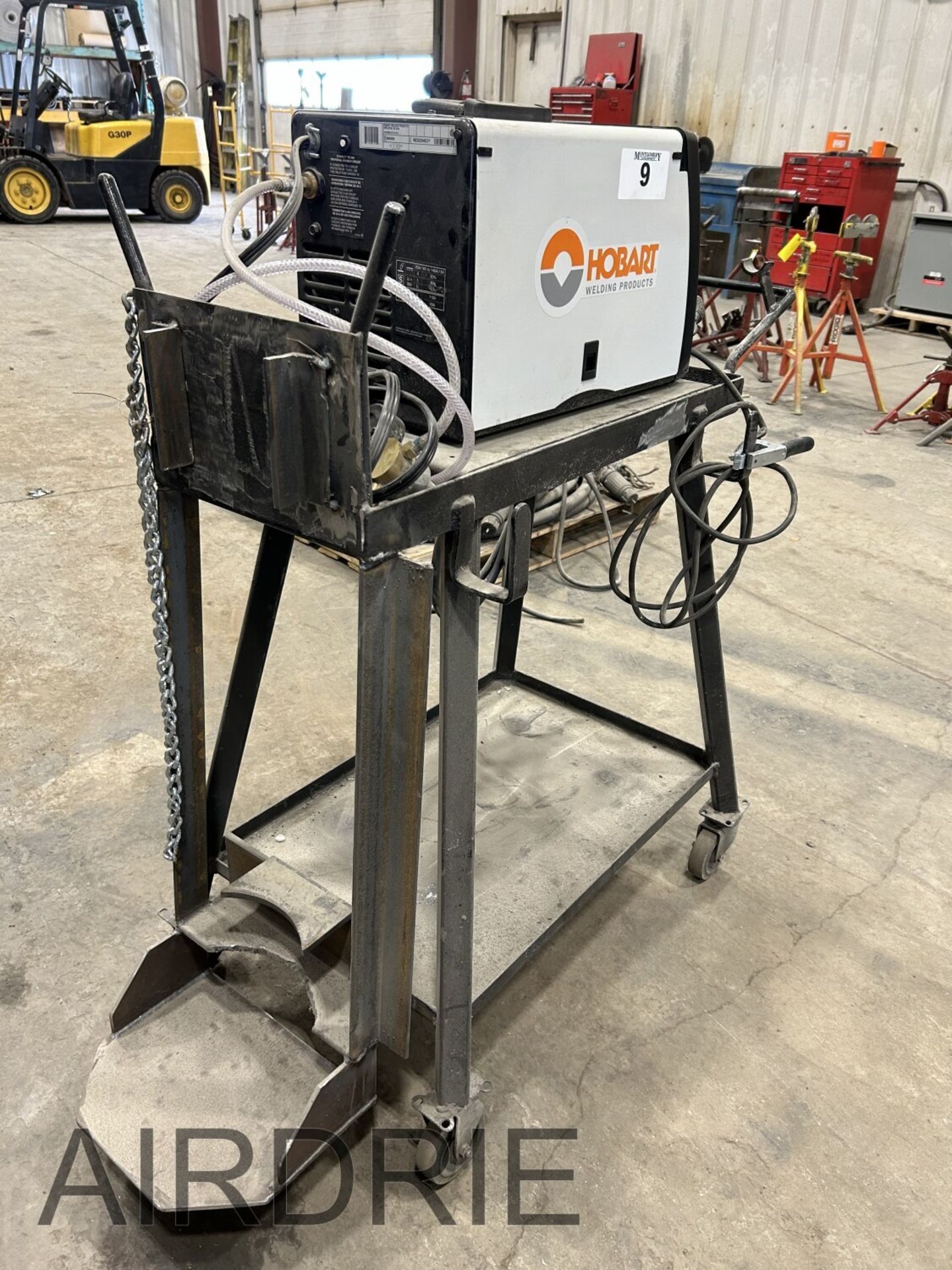 *OFFSITE* HOBART HANDLER 140 115V WIRE FEED WELDER 25-140 AMP OUTFEED ON CART S/N ND020403Y - Image 4 of 9