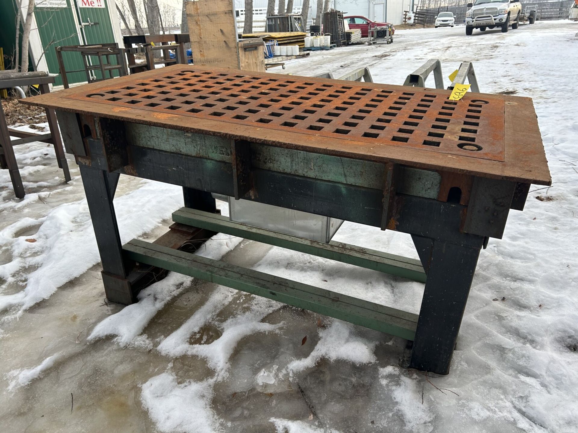 WELDSALE CUTTING TABLE 38"X68" W/ HD BASE - Image 3 of 5