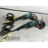 *OFFSITE* 2-MAKITA ELEC. 5" ANGLE GRINDERS