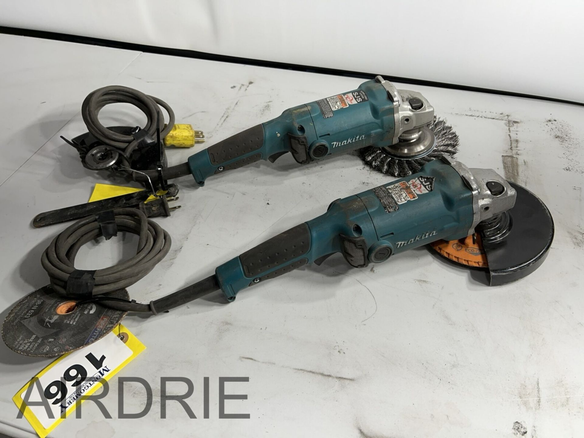 *OFFSITE* 2-MAKITA ELEC. 5" ANGLE GRINDERS