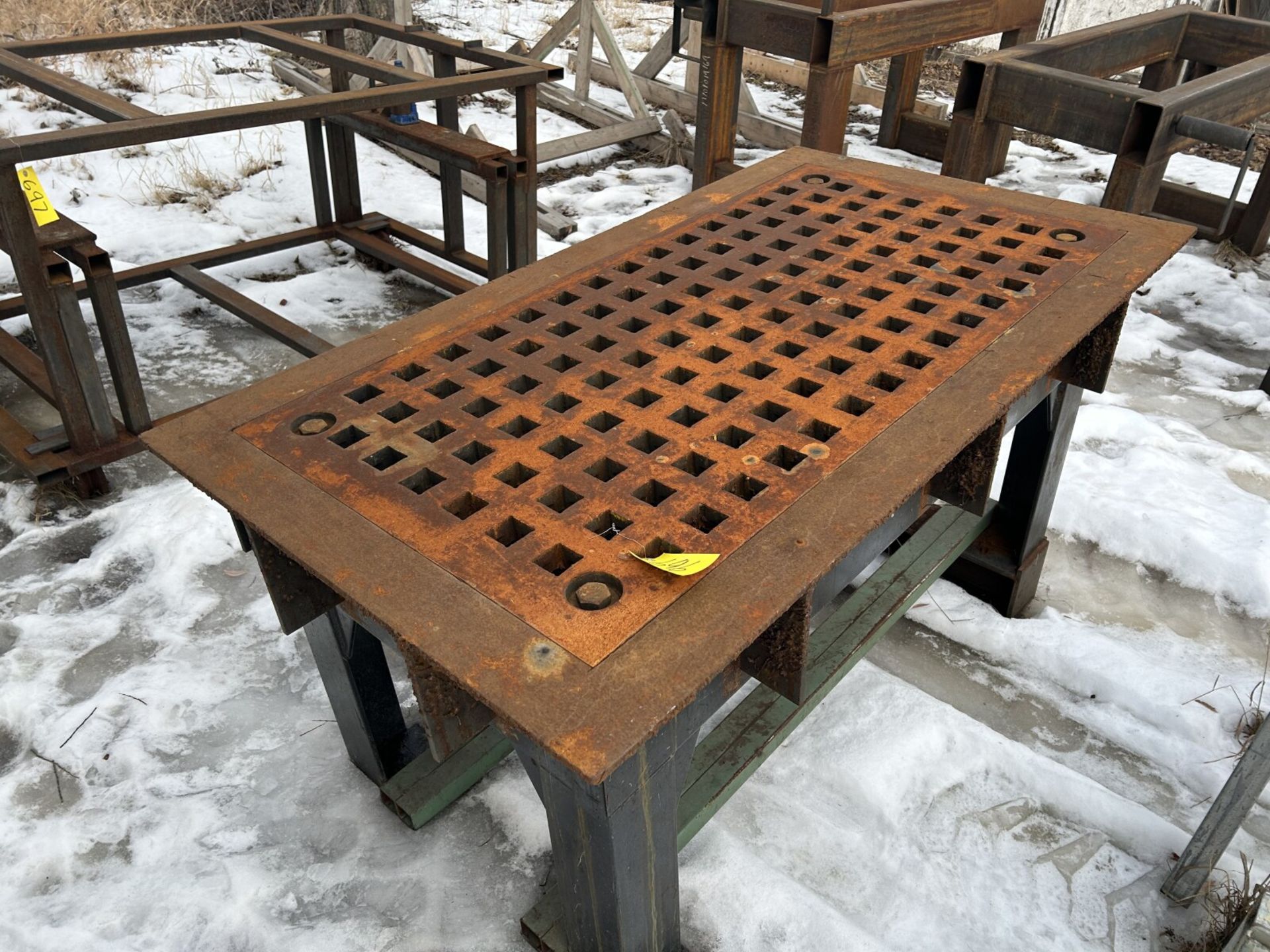 WELDSALE CUTTING TABLE 38"X68" W/ HD BASE - Image 2 of 5