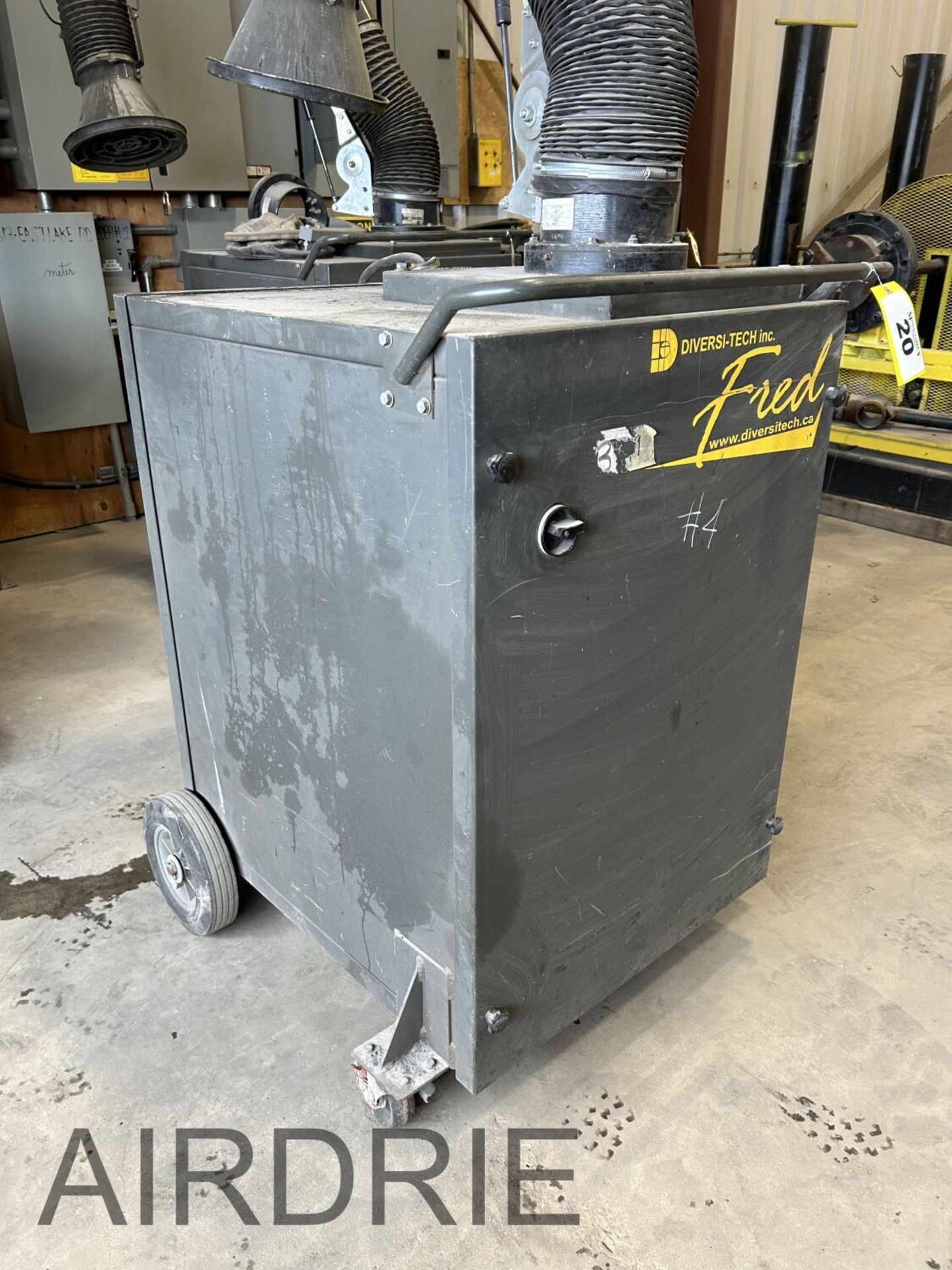 *OFFSITE* DIVERSI-TECH FRED SMOKE AND FUME EXTRACTOR, MOD. FREDJR, S/N FRJ-1203-1164 - Image 2 of 8