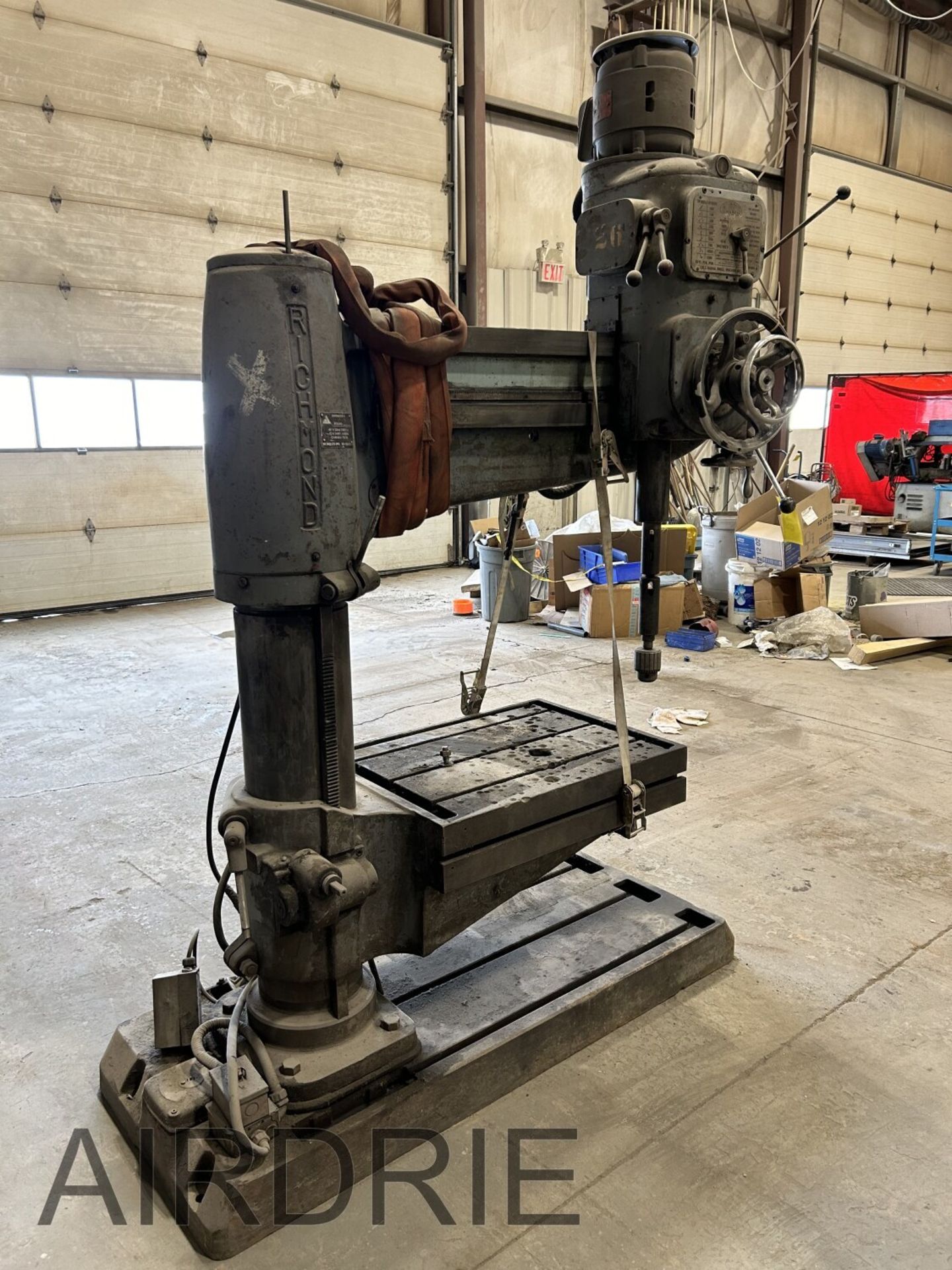 *OFFSITE* RICHMOND SR2 RADIAL DRILL, 5 HP/440V/50 CYCLE, M/N 4096 - Image 7 of 8