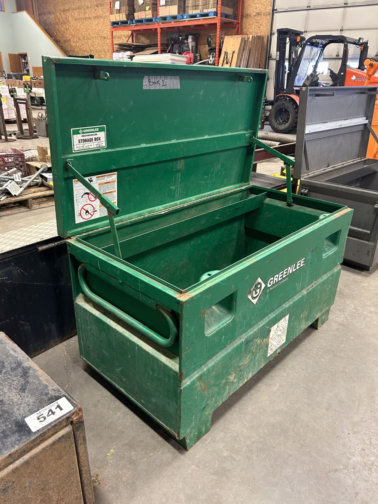 GREENLEE H2448 160CUBIC FT. JOBSITE BOX - Image 2 of 4