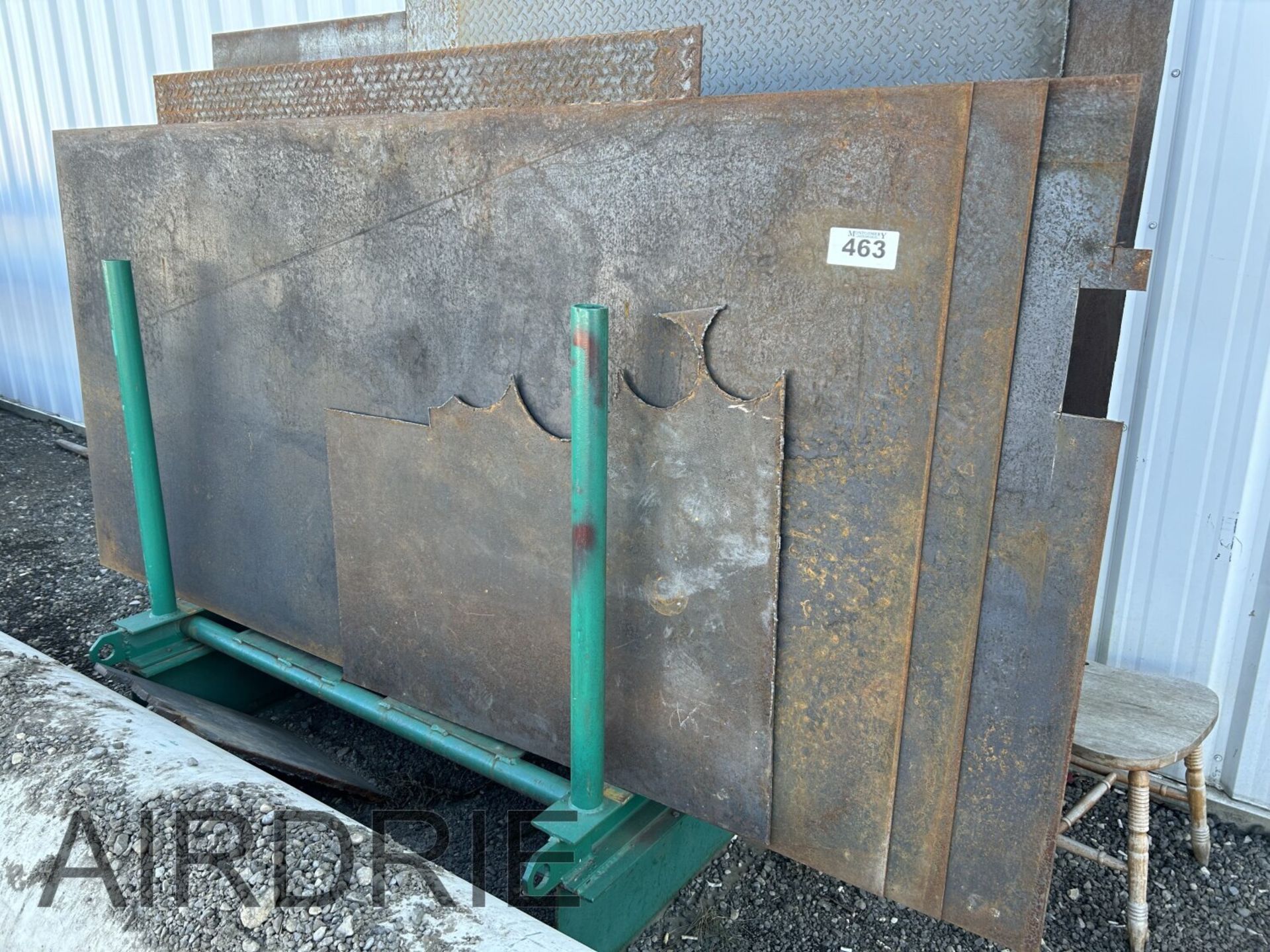 *OFFSITE* L/O - PLATE, EXPANDED MESH, ETC.W/STORAGE RACK - Image 3 of 4