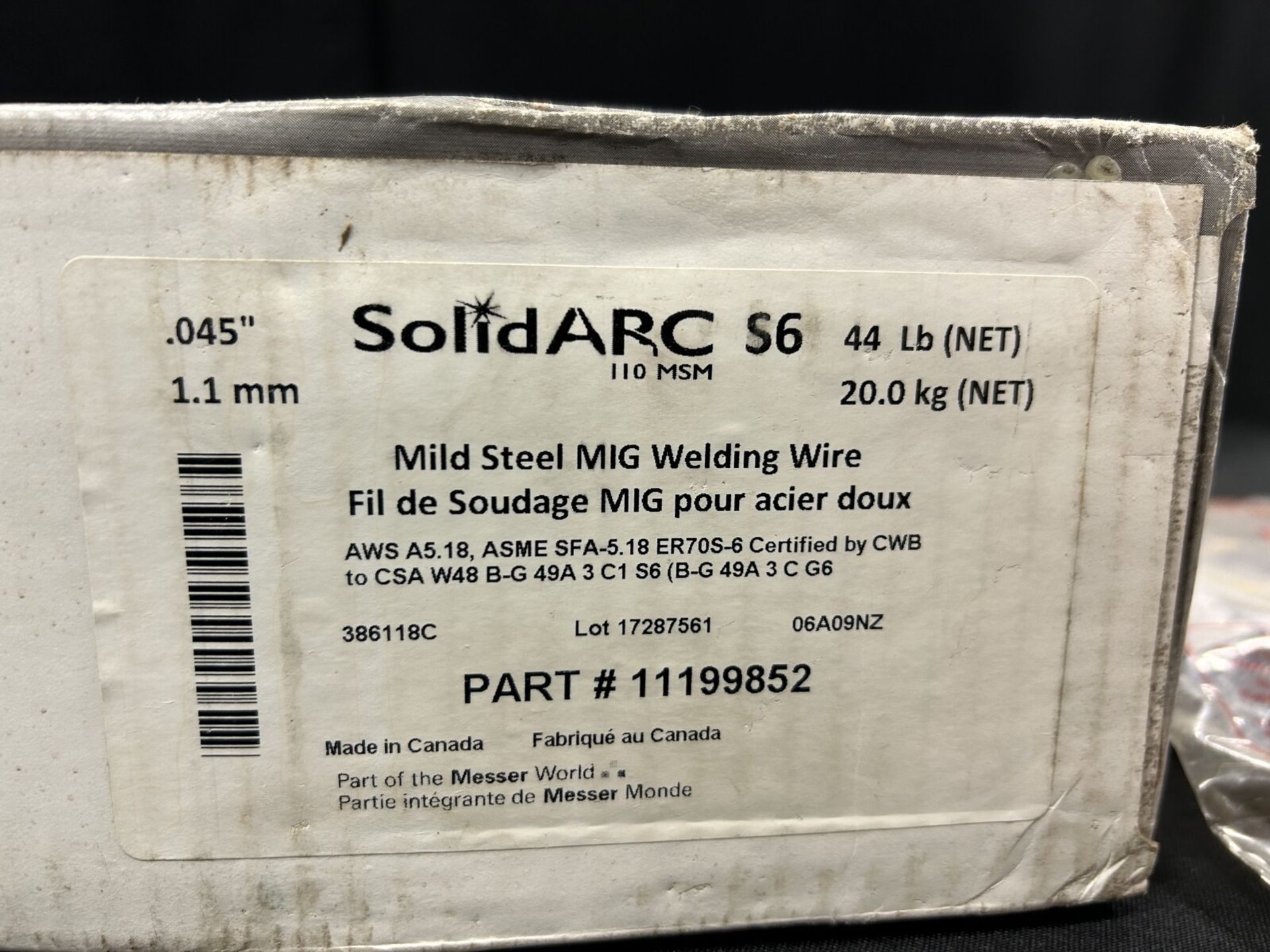 SOLIDARC S6 MILD STEEL WELDING WIRE - Image 3 of 4