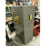 4 DRAWER LOCKED FILING CABINET