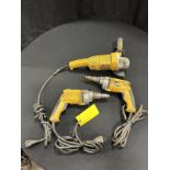 DEWALT 5" ELEC. ANGLE GRINDER, 2 - VSR SCREWDRIVERS