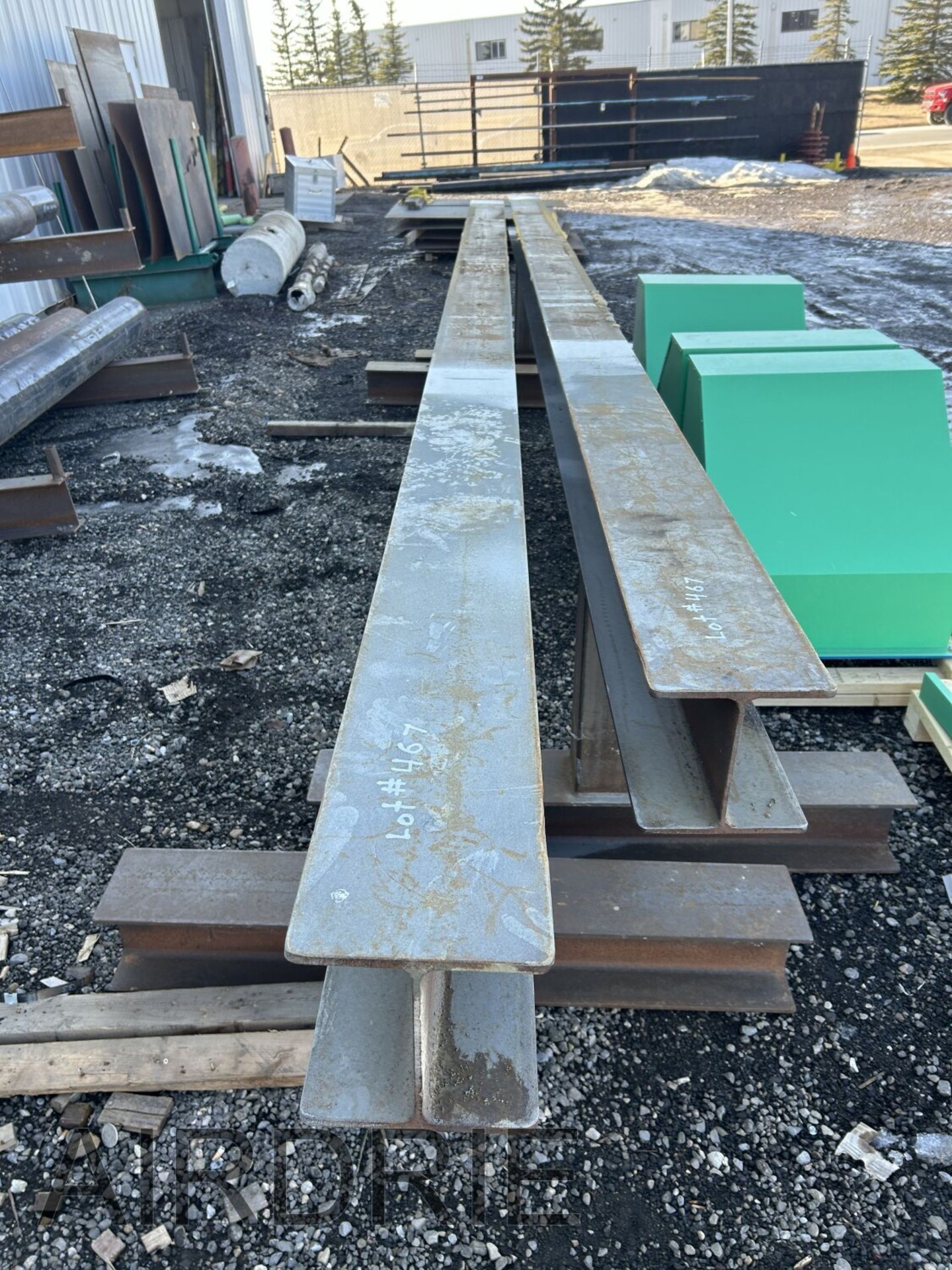 *OFFSITE* 2 - 20'x8" H-BEAM x40" FABRICATION STANDS - Image 3 of 7