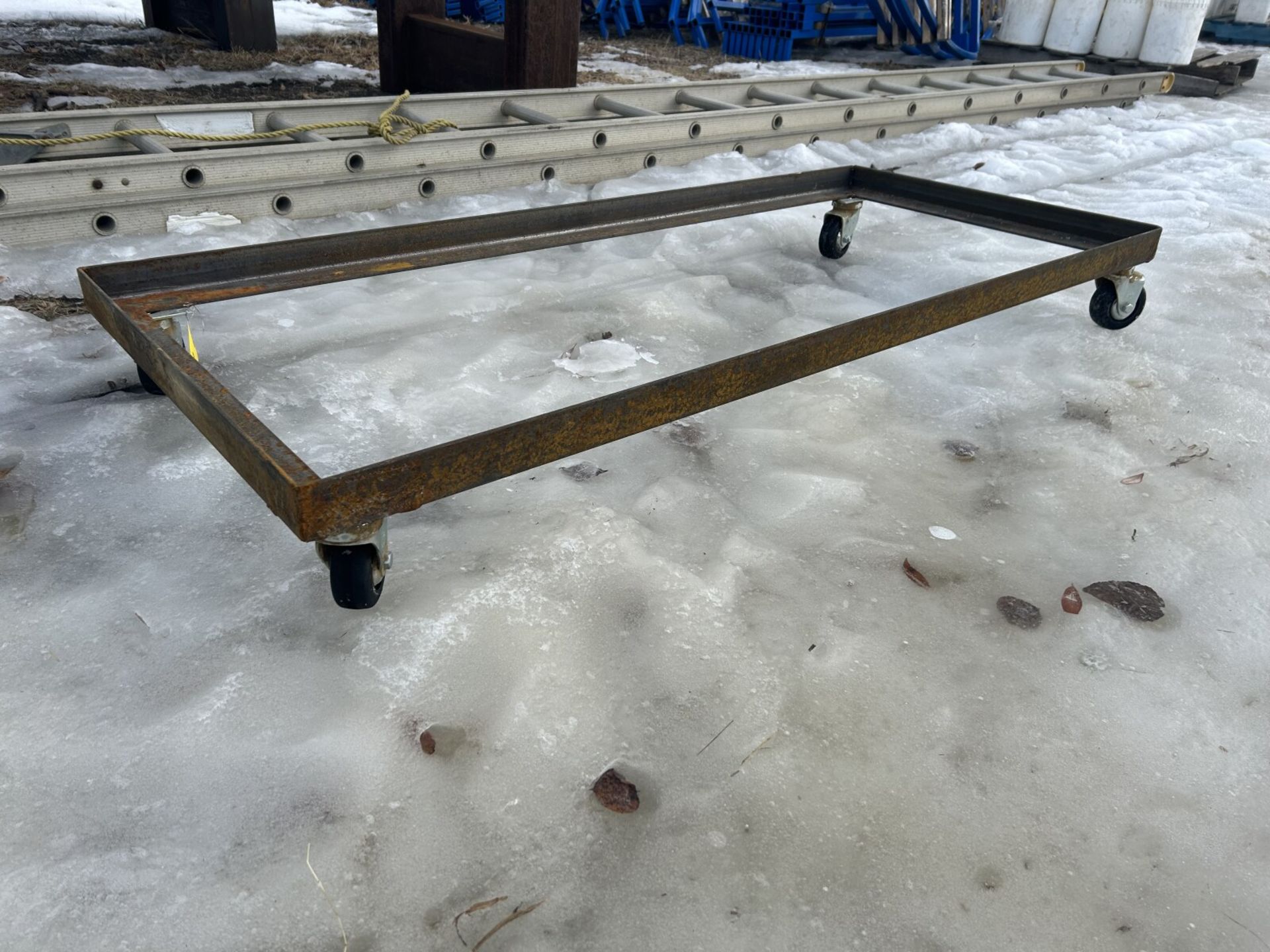 STEEL ROLLING DOLLY FRAMES 55.5"X24" - Image 3 of 4