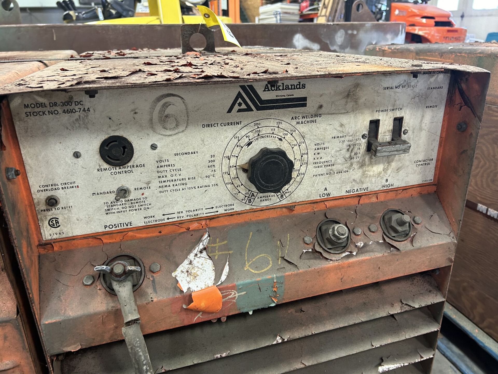 2 - ACKLANDS 300A DC WELDING MACHINES *NOTE: CONDITION UNKNOWN* - Image 5 of 6