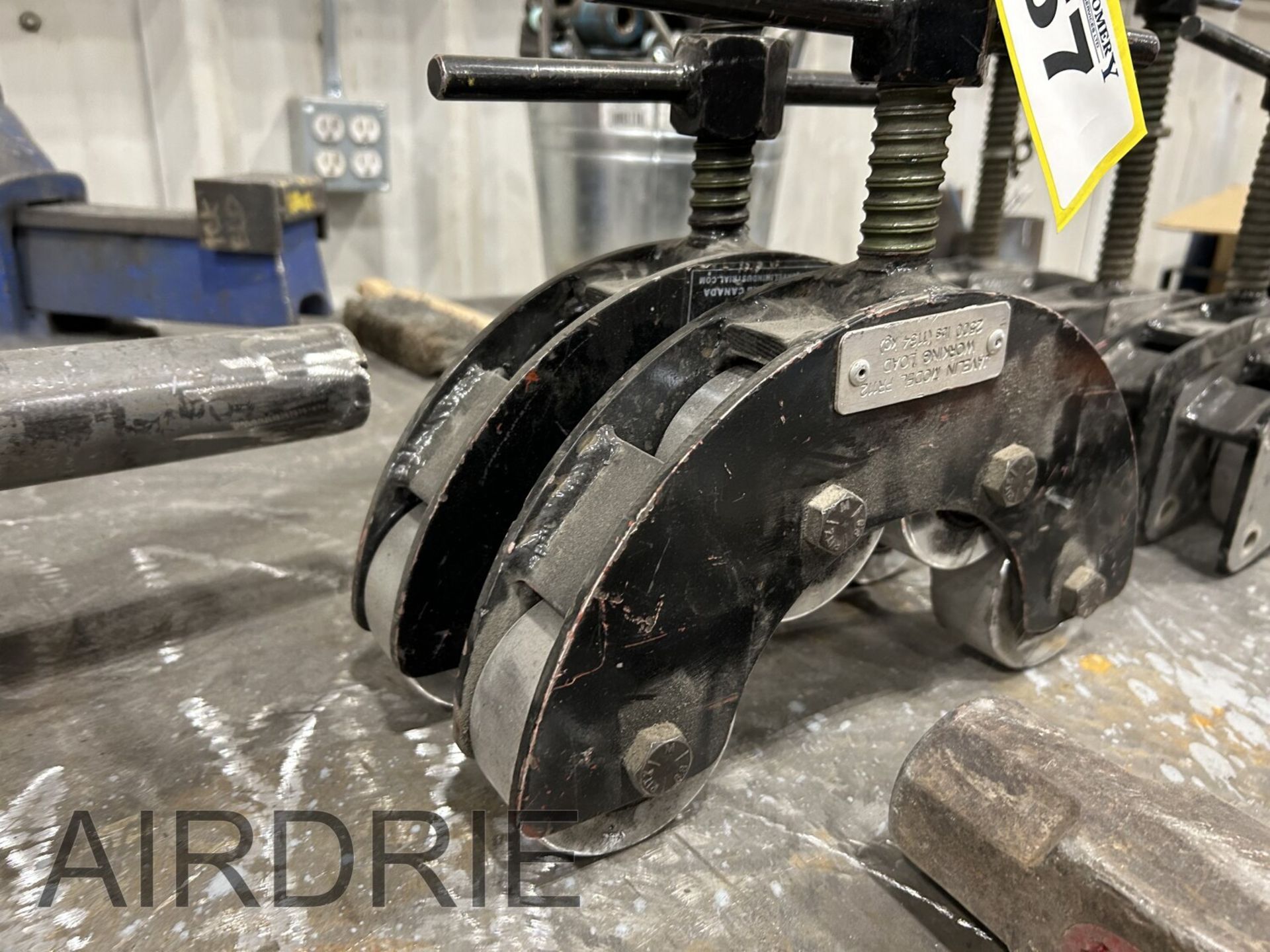 *OFFSITE* 2-JAVELIN RR112 PIPE STAND ROLLERS - Image 2 of 4