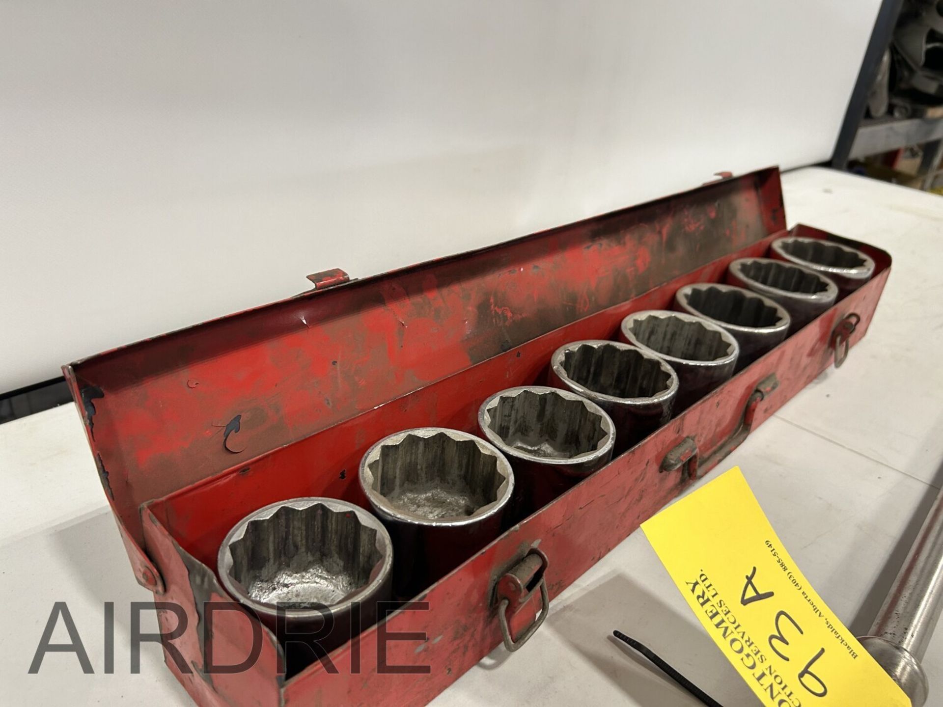 *OFFSITE* 3/4" RACHET AND LARGE SAE SOCKET SET 2"-2.5" - Image 4 of 6