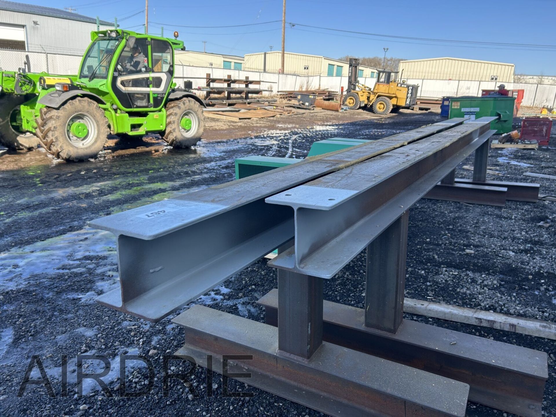 *OFFSITE* 2 - 20'x8" H-BEAM x40" FABRICATION STANDS - Image 6 of 7