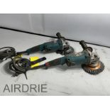 *OFFSITE* 2-MAKITA ELEC. 5" ANGLE GRINDERS