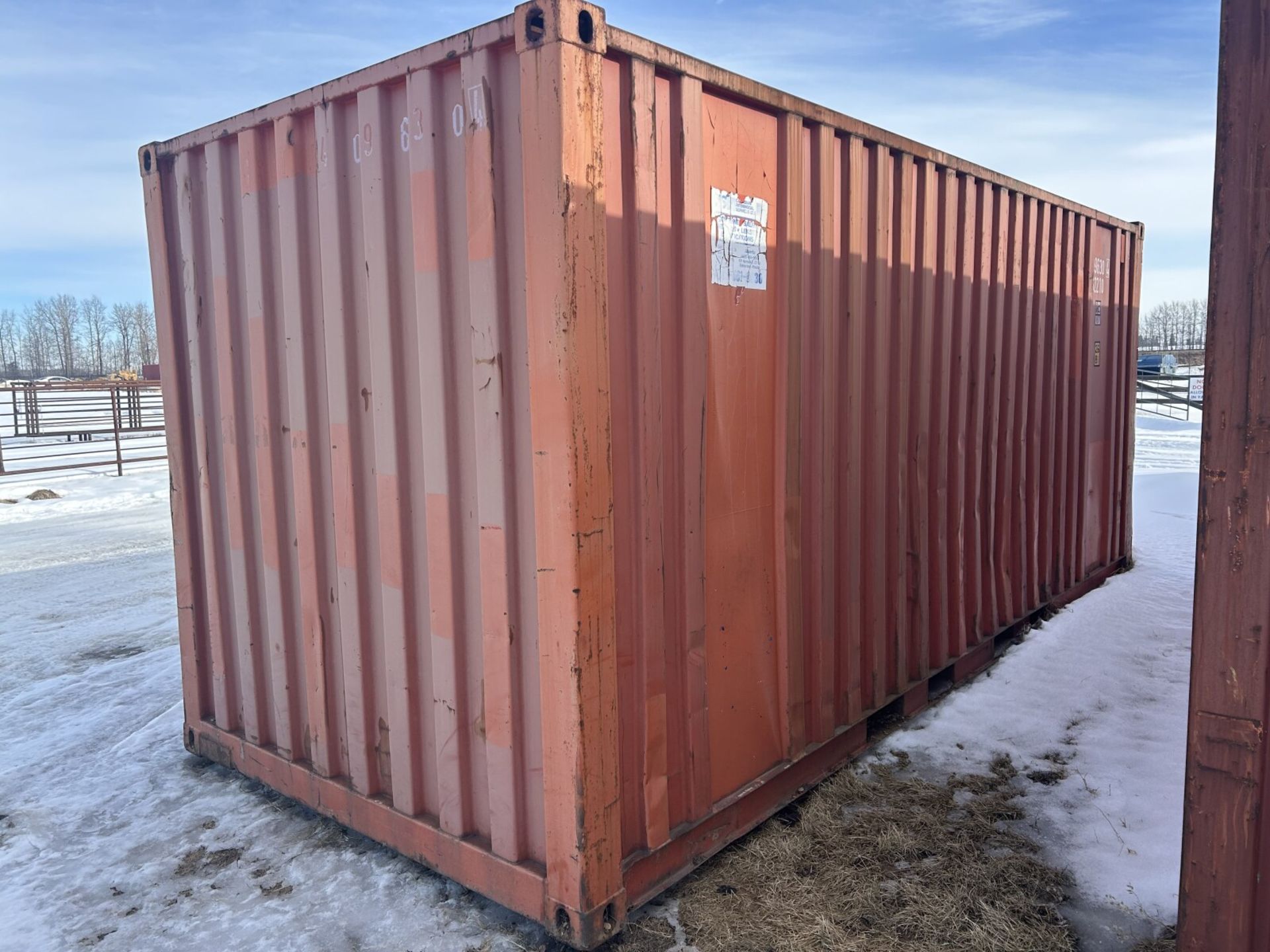 1987 20 FT SEA-CONTAINER, ONE END DOORS, S/N GSTU4096304 - Image 3 of 4
