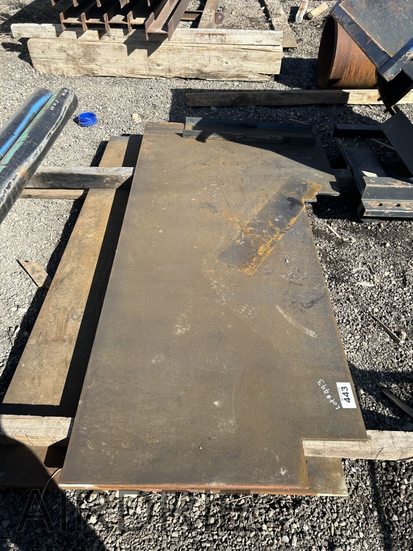 *OFFSITE* 1 - PT STEEL PLATE 5/8", 1 - STEEL PLATE 4'x8'x5/8" - Image 2 of 4