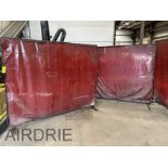 *OFFSITE* 2-SHOP BUILT WELDING SCREENS 91"X71"