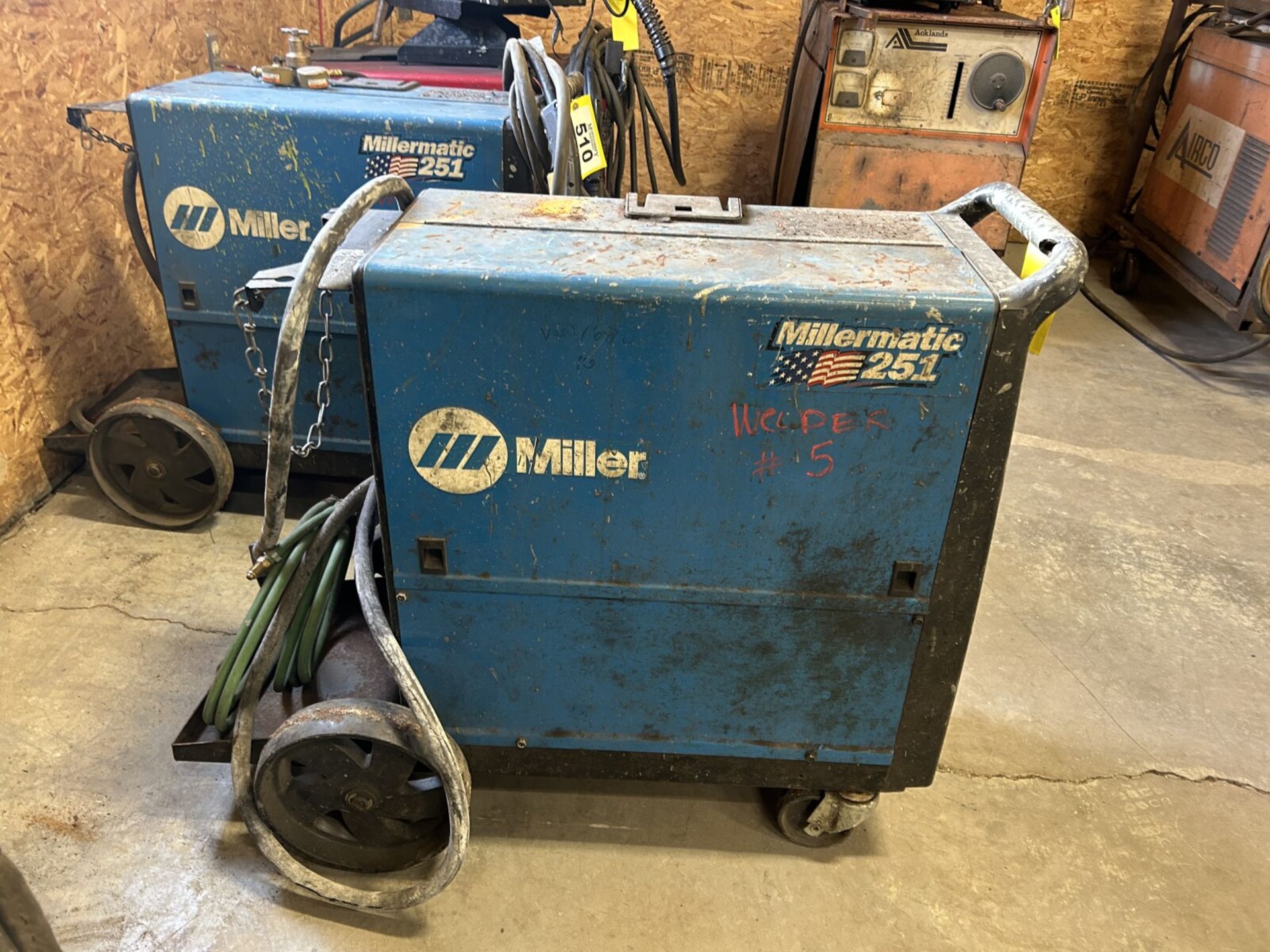 MILLERMATIC 251 MIG WELDER S/N: LG040354B, 1PH, 220V - NO CABLES (UNTESTED)