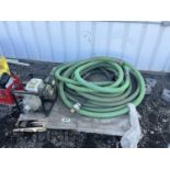 *OFFSITE* HONDA 4HP 2" GAS WATER PUMP W/SUCTION HOSE