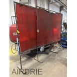 *OFFSITE* PAIR OF SHOP BUILT WELDING SCREEN FRAMES 94"X69"