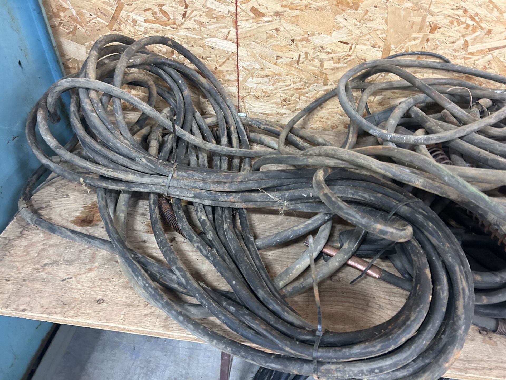 ASSORTED WELDING CABLES & GROUND CABLE - Image 4 of 4