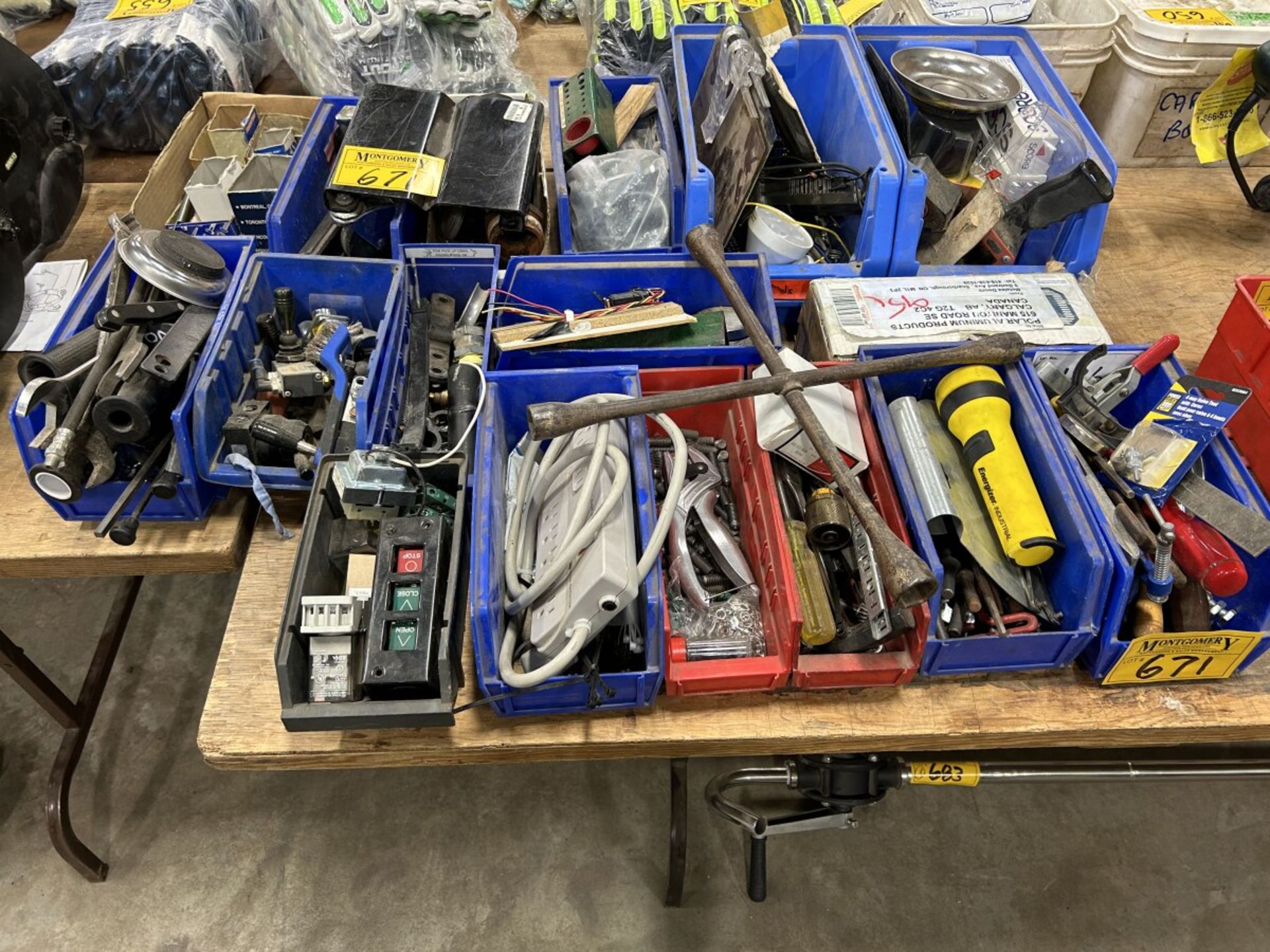 L/O - ASSORTED TOOLS & MISC. HARDWARE, ETC