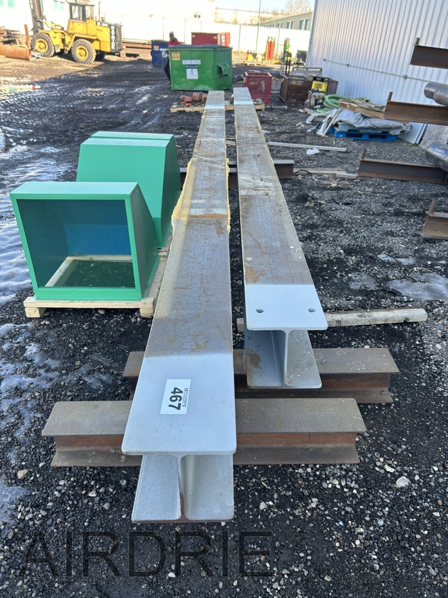 *OFFSITE* 2 - 20'x8" H-BEAM x40" FABRICATION STANDS - Image 7 of 7